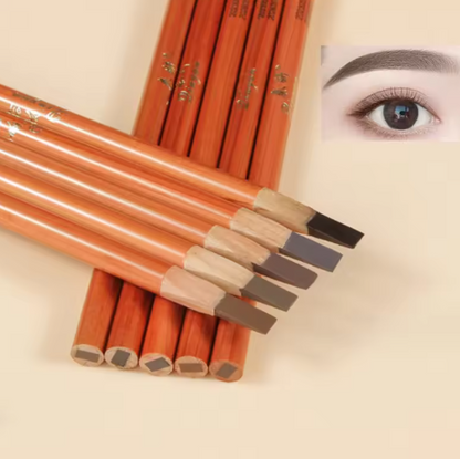 Eyebrow Pen Hard Microblading Brow Definition Enhancer Pencil Waterproof Easy Makeup Natural Wild Brow Tint