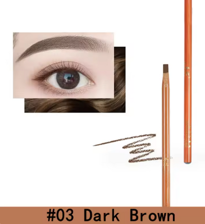 Eyebrow Pen Hard Microblading Brow Definition Enhancer Pencil Waterproof Easy Makeup Natural Wild Brow Tint
