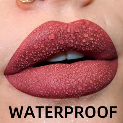 Matte Velvet Lip Gloss Waterproof Liquid Lipstick Nude Black Lips Tint Makeup Lip Glaze Cosmetics Red Lip Stain Beauty