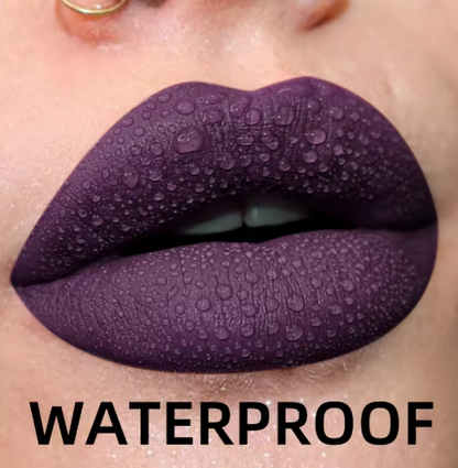 Matte Velvet Lip Gloss Waterproof Liquid Lipstick Nude Black Lips Tint Makeup Lip Glaze Cosmetics Red Lip Stain Beauty