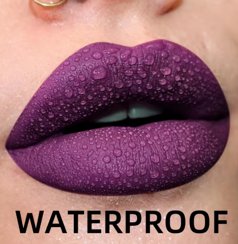 Matte Velvet Lip Gloss Waterproof Liquid Lipstick Nude Black Lips Tint Makeup Lip Glaze Cosmetics Red Lip Stain Beauty