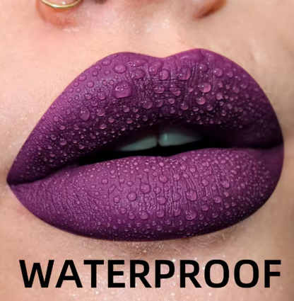 Matte Velvet Lip Gloss Waterproof Liquid Lipstick Nude Black Lips Tint Makeup Lip Glaze Cosmetics Red Lip Stain Beauty