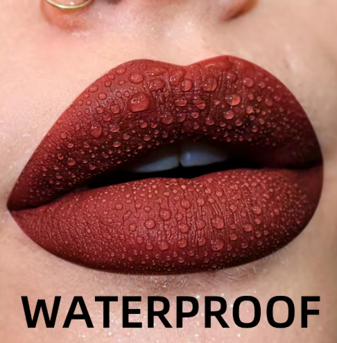 Matte Velvet Lip Gloss Waterproof Liquid Lipstick Nude Black Lips Tint Makeup Lip Glaze Cosmetics Red Lip Stain Beauty