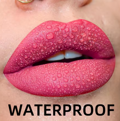 Matte Velvet Lip Gloss Waterproof Liquid Lipstick Nude Black Lips Tint Makeup Lip Glaze Cosmetics Red Lip Stain Beauty