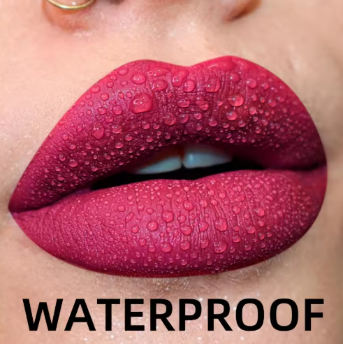 Matte Velvet Lip Gloss Waterproof Liquid Lipstick Nude Black Lips Tint Makeup Lip Glaze Cosmetics Red Lip Stain Beauty