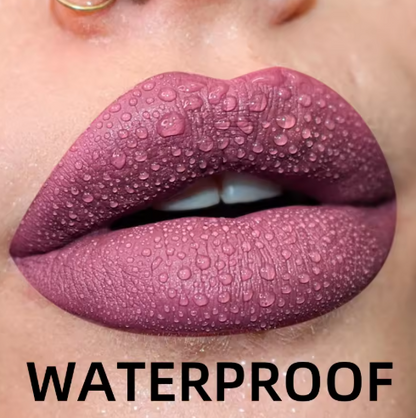 Matte Velvet Lip Gloss Waterproof Liquid Lipstick Nude Black Lips Tint Makeup Lip Glaze Cosmetics Red Lip Stain Beauty